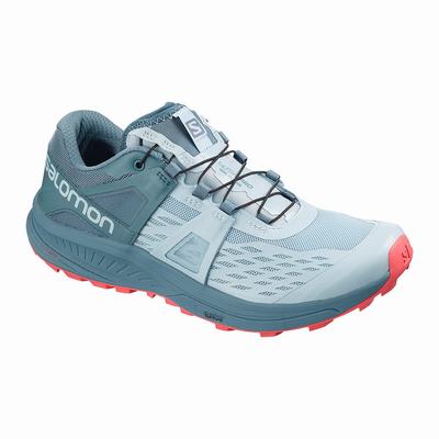 Női Salomon ULTRA W /PRO Terepfutó Cipő SA6734159 Szürke Kék Szürke